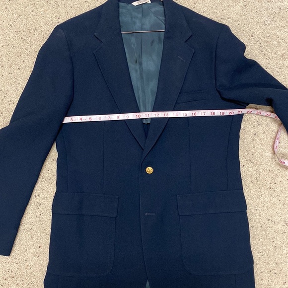 Vintage navy blue blazer - Picture 1 of 4